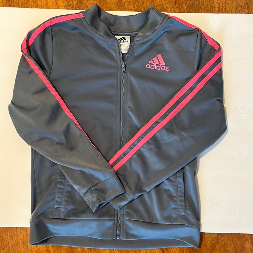 Girls adidas tracksuit jacket